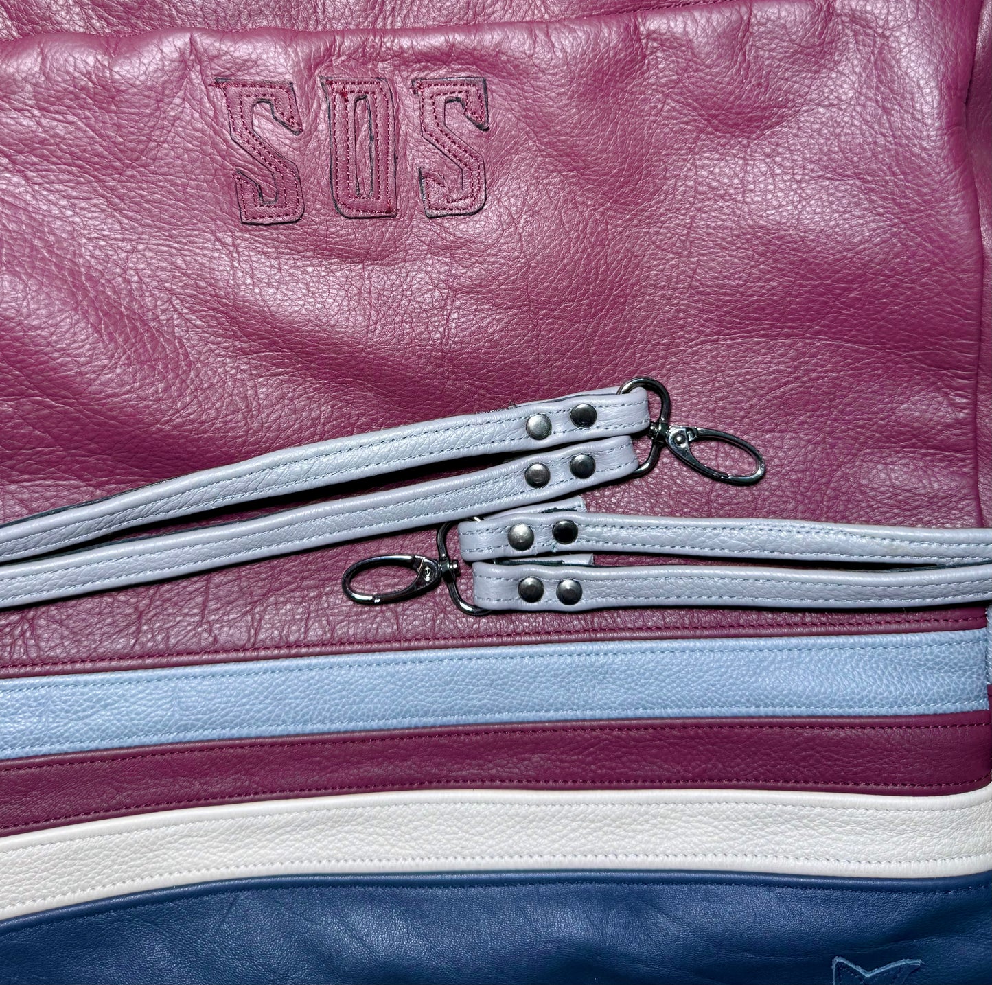 "ABYSS" CONVERTIBLE LEATHER BACKPACK