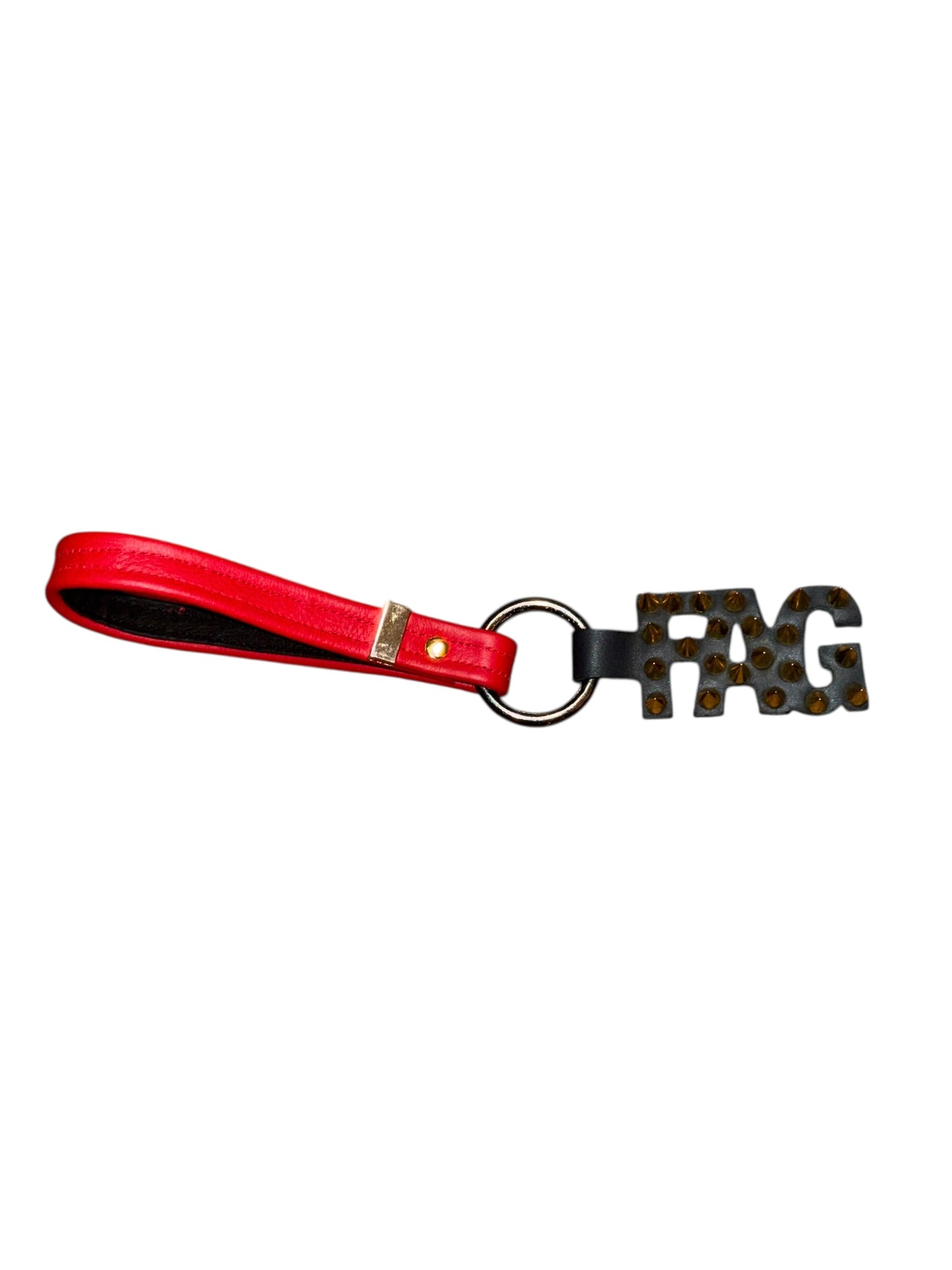 GOLD SPIKE "SAY MY NAME" KEY CHAIN