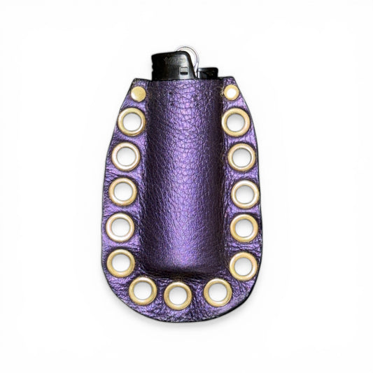 Purple Monstera Lighter Sleeve